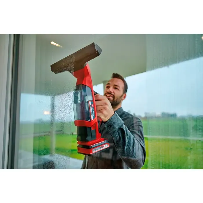 einhell cordless window vacuum cleaner brillianto (red, without battery and charger) - slika 2