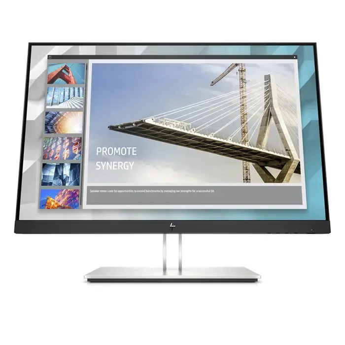 lcd hp elitedisplay 24" e24 g4; black/silver;1920x1200, 1000:1, 250 cd/m2, vga,hdmi, displayport, usb hub, ag - premium obnovljeno - slika 1