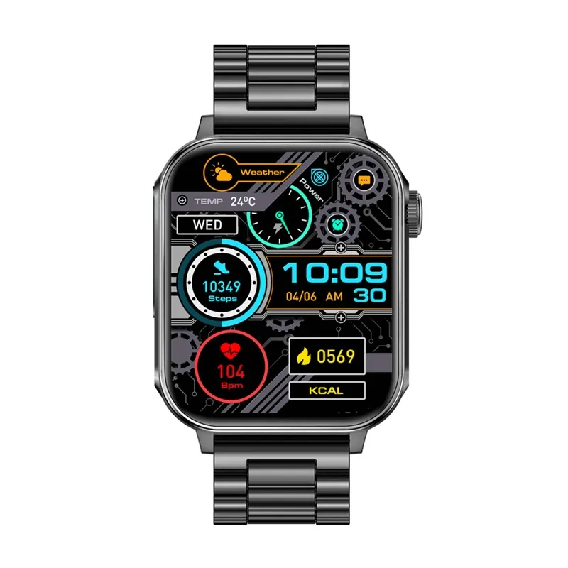 colmi p80 smartwatch (steel black) - slika 2