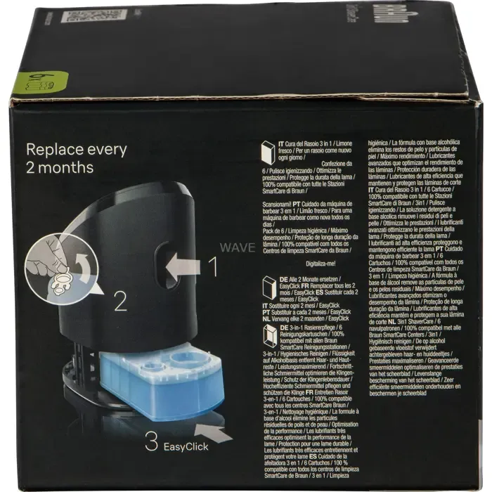 braun clean & renew cleaning cartridge ccr 2 (5+1 pack) (6 pieces) - slika 2