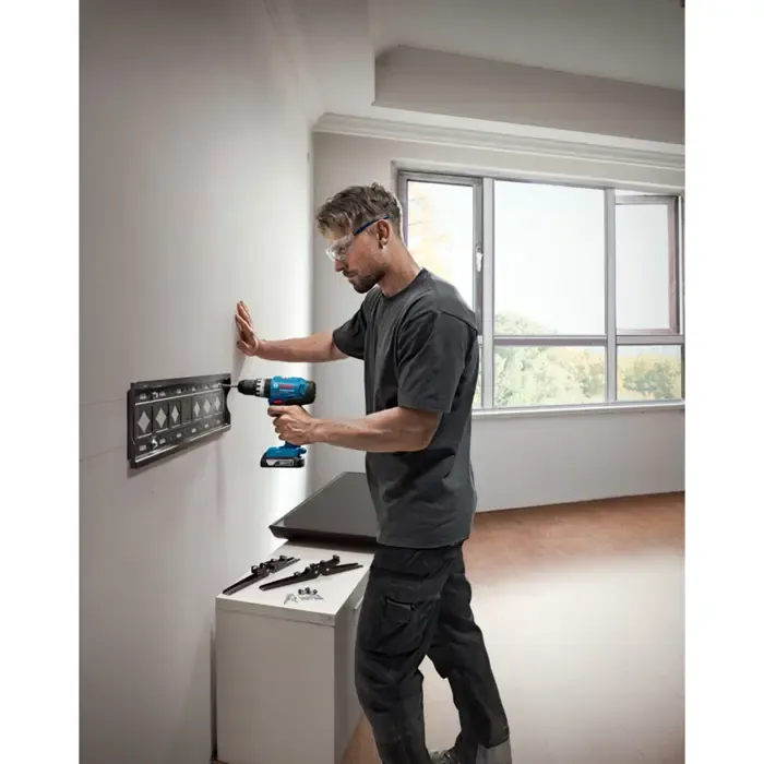 bosch powertools cordless impact drill gsb 18v-25 professional solo, 18 volts (blue/black, without battery and charger) - slika 2