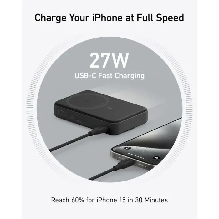 anker maggo 633 10k powerbank, črn - slika 5