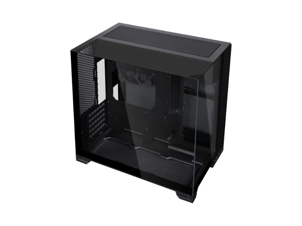 računalniško ohišje lian li o11 vision-m, micro-atx, kaljeno steklo, črno - o11vmx - slika 1