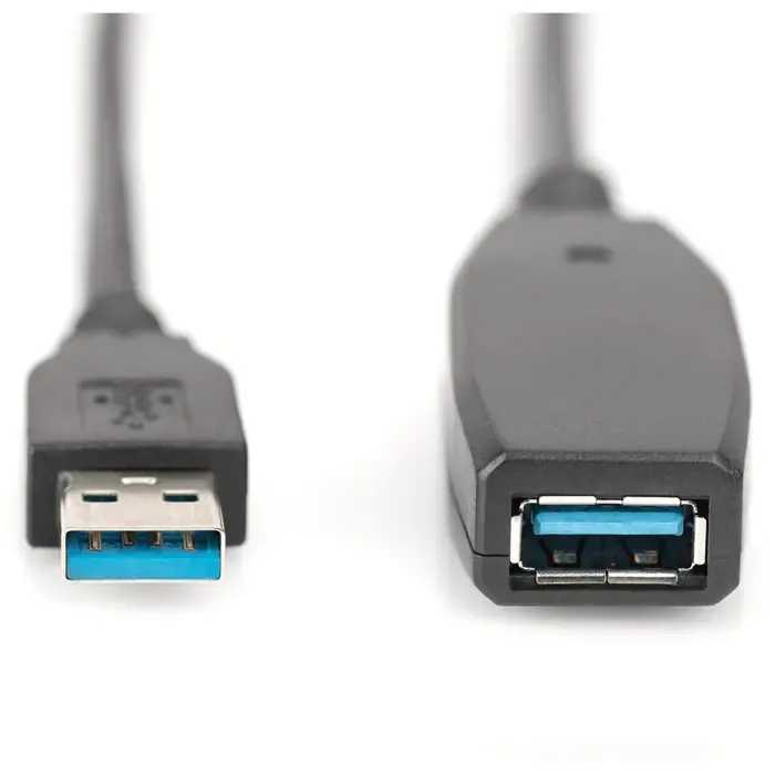 digitus active usb 3.2 gen 1 extension cable, 15 meters black, repeater cable - slika 2