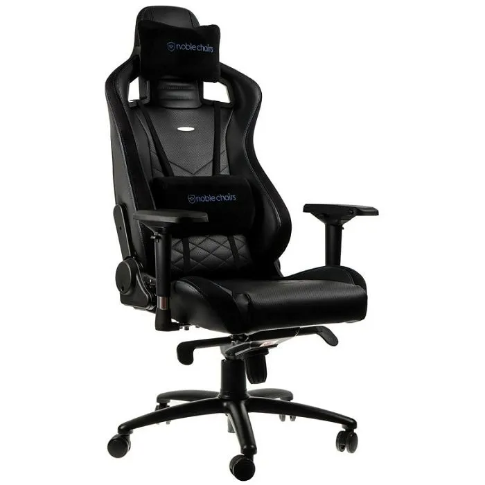 noblechairs epic gaming stolica - crno/plava nbl-pu-blu-002 - slika 5