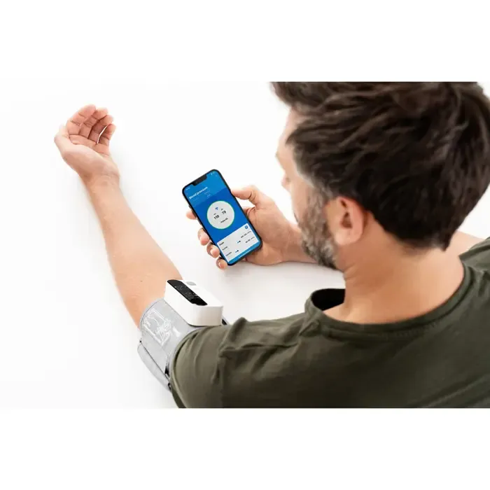 beurer bm 59 upper arm blood pressure monitor (white/black, bluetooth) - slika 4