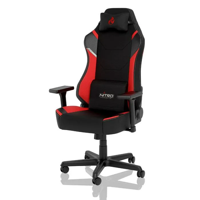 nitro concepts x1000 gaming stolica - inferno red nc-x1000-br - slika 1