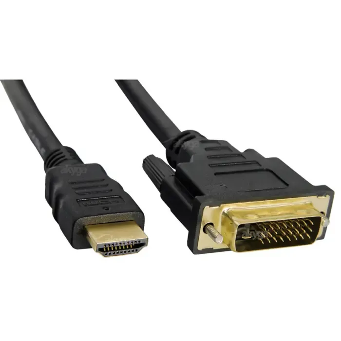 akyga ak-av-11 video cable adapter 1.8 m hdmi type a (standard) dvi-d black - slika 2
