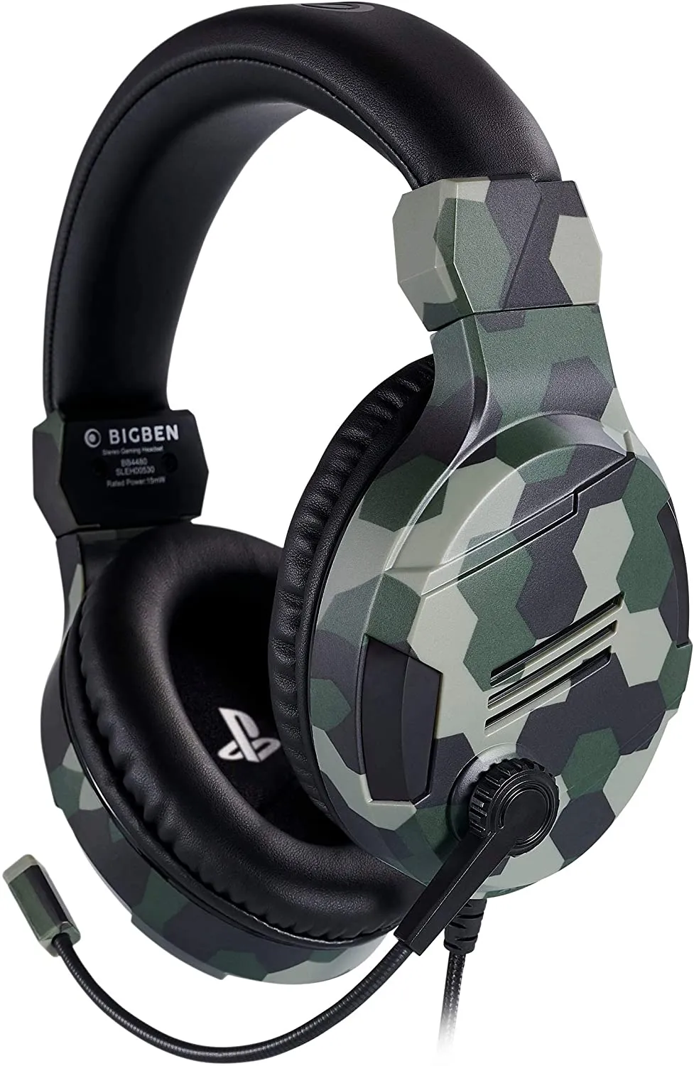 bigben v3 gaming stereo headset ps4 camouflage green - slika 1