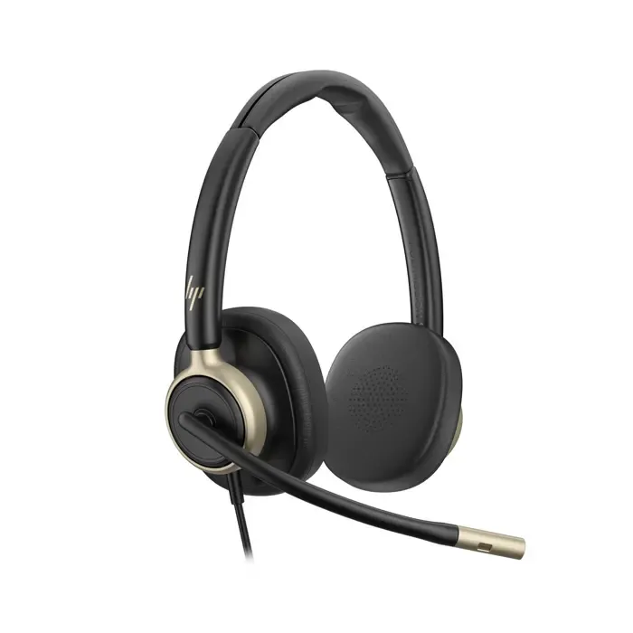 hp poly mission 825 stereo usb wired headset - slika 2