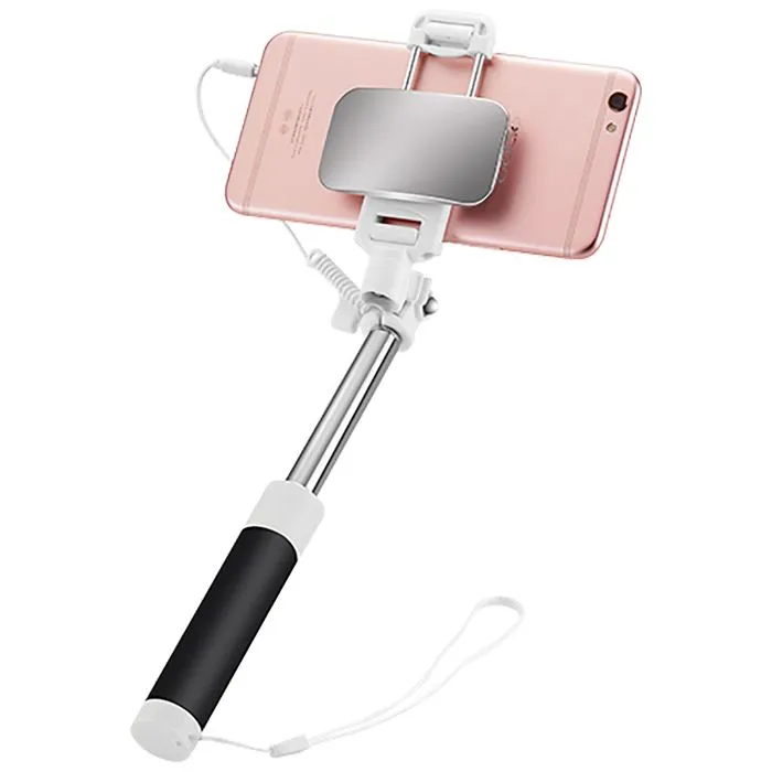 hoco. selfie stick za smartphone, žični, sa ogledalcem - k2 magic mirror selfie stick - slika 4