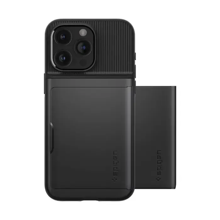 spigen slim armor cs, black - iphone 15 pro (acs06728) - slika 2