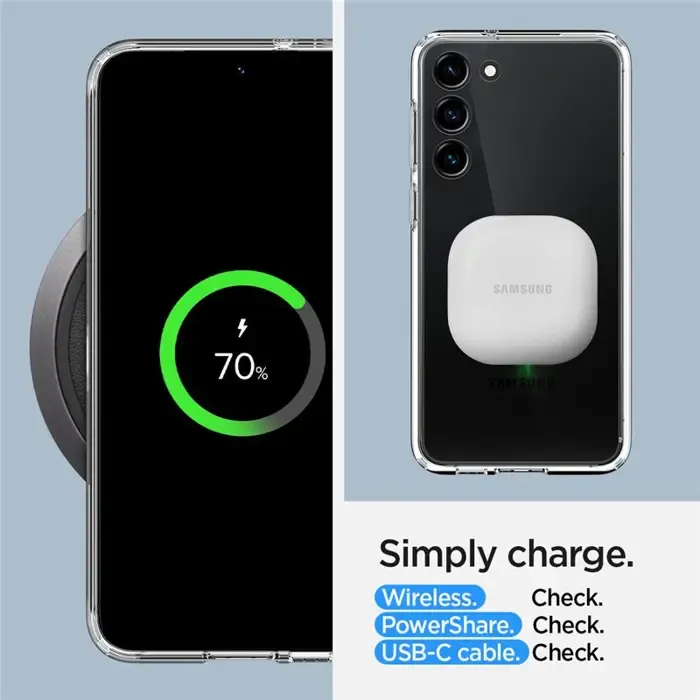 spigen ultra hybrid, zaštitna maska za telefon, prozirna - samsung galaxy s23 - slika 3