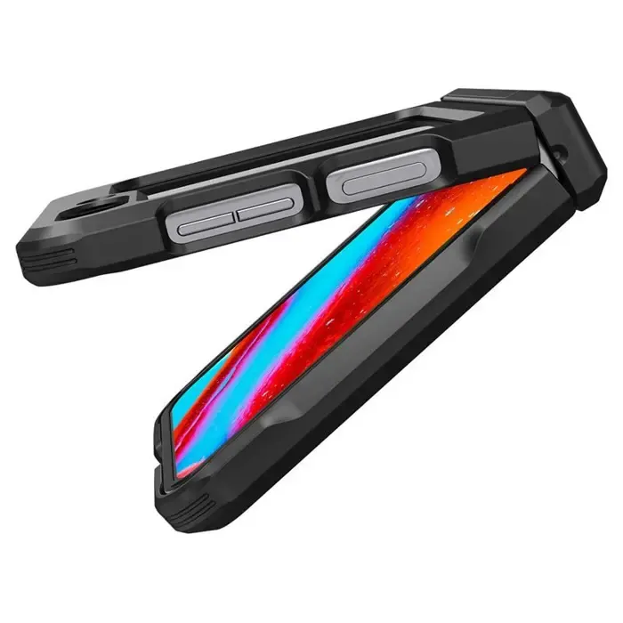 spigen tough armor, zaštitna maska za telefon, crna - samsung galaxy z flip5 (acs06227) - slika 4