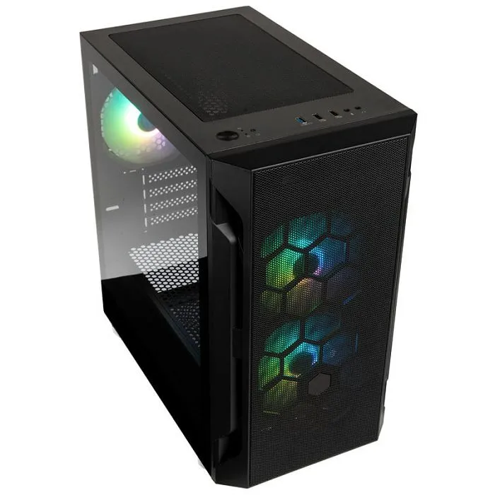 silverstone fara h1m pro micro-atx kućište, argb - crno sst-fah1mb-pro - slika 1