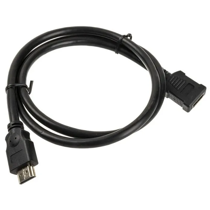 inline hdmi verlängerung stecker / buchse, black - 1m 17631g - slika 2