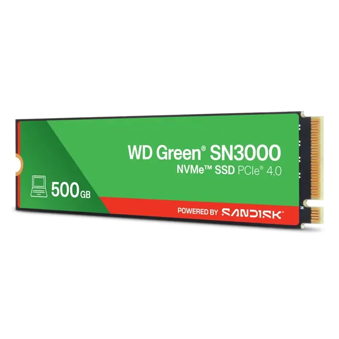 western digital green wd ™ sn3000 nvme™ ssd powered by sandisk 500 gb - slika 2