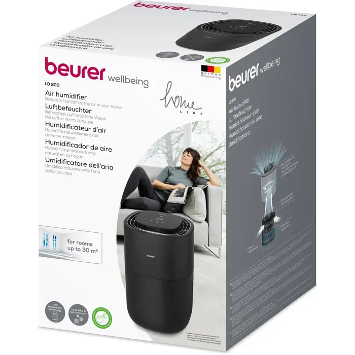 beurer lb 200, humidifier (black) - slika 4