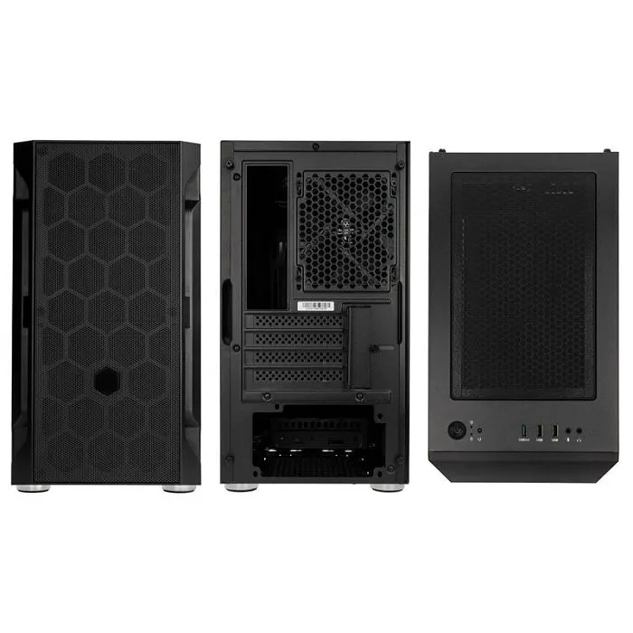 silverstone fara h1m, kaljeno staklo - crno sst-fah1mb-g - slika 4