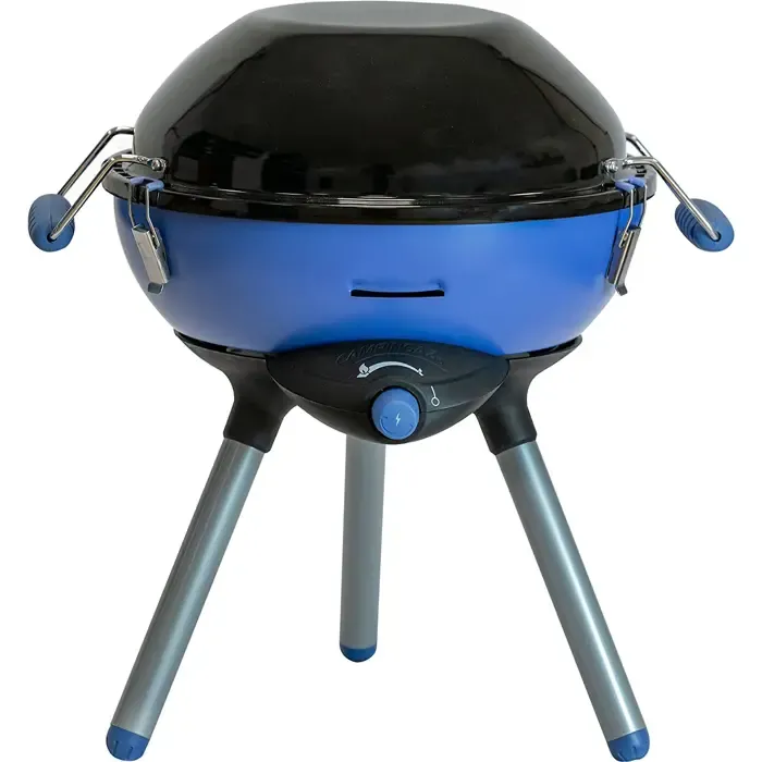 campingaz party grill 400 caravan connect gas cooker, gas grill (black/blue, 30mbar, with caravan connection, model 2023) - slika 1