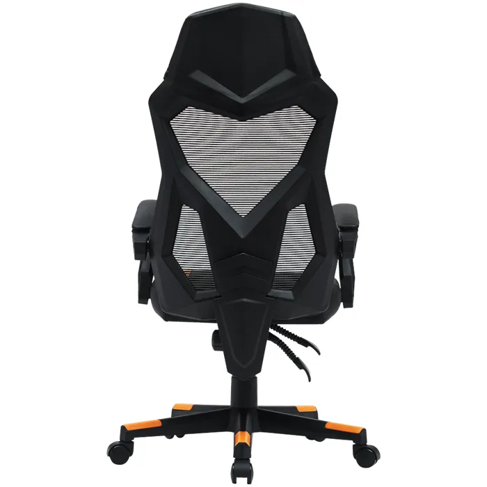 canyon gaming chair flow mch01 mesh black orange - slika 4