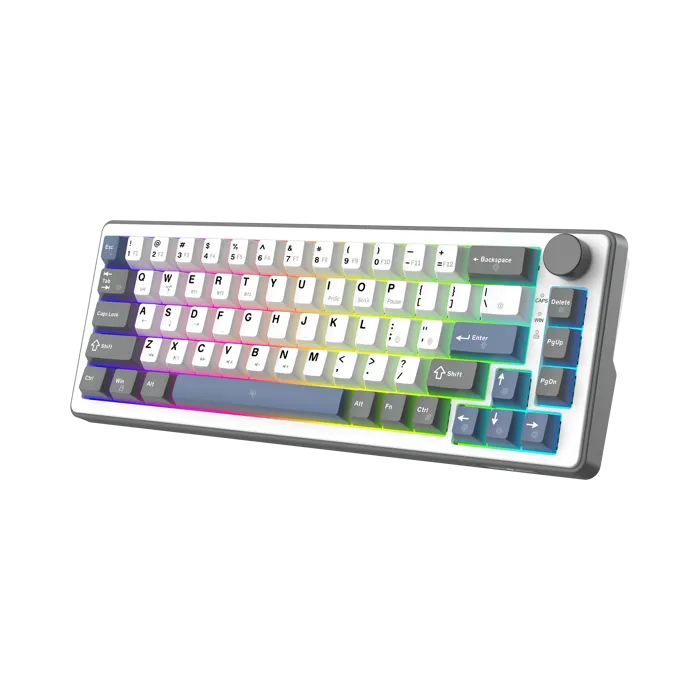 white shark pl tipkovnica gk-009251 excalibur m - bijela /us - slika 2