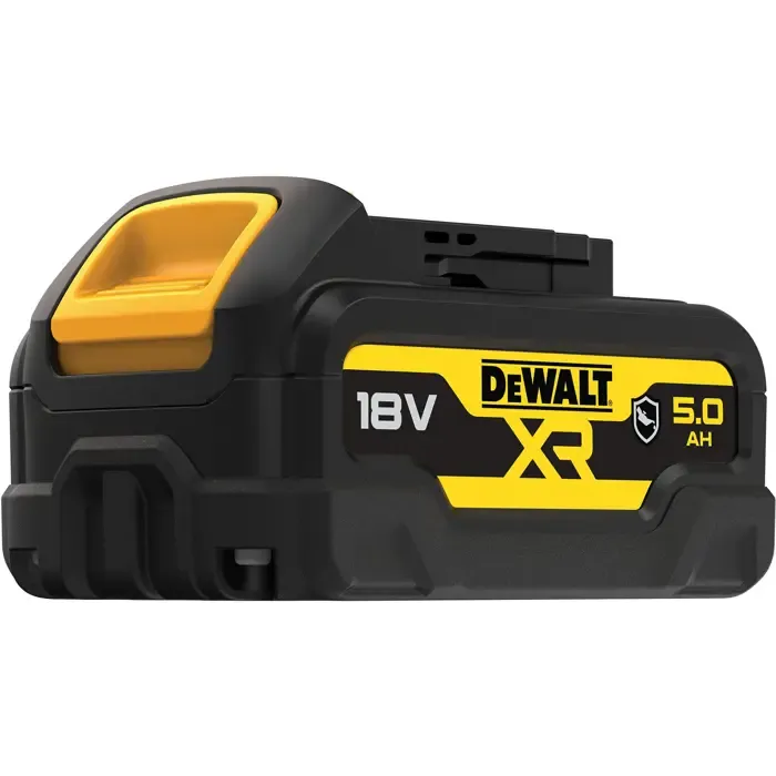 dewalt xr battery dcb184g, 18 volt 5ah black, housing protection against chemicals, acids and fuels - slika 3
