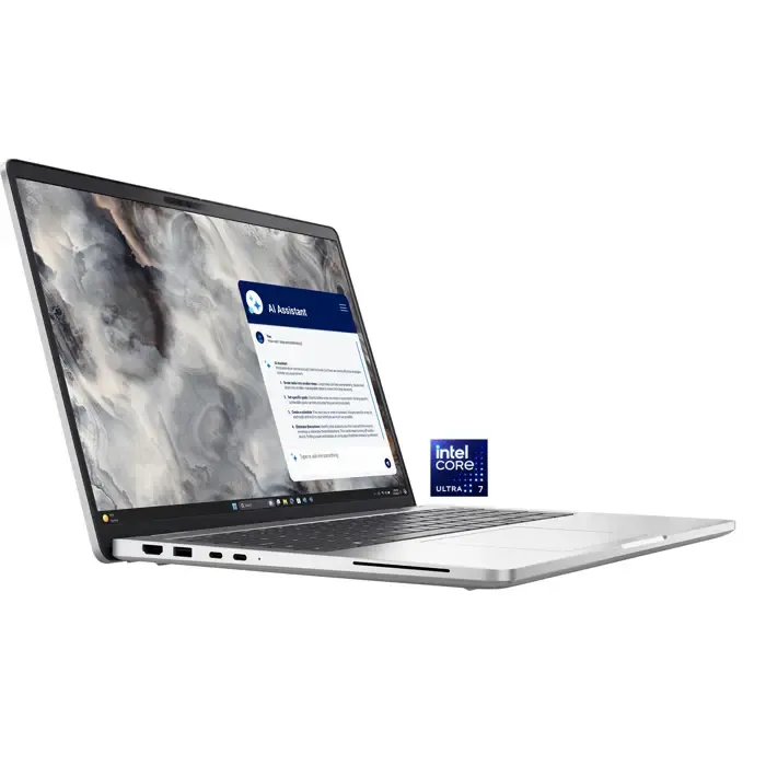 dell pro 16 plus (mgffk) (aluminum, intel® core? ultra 7 255u, intel® graphics, 16 gb ddr5, 512 gb (512 gb ssd), windows 11 pro) - german - de layout - slika 1
