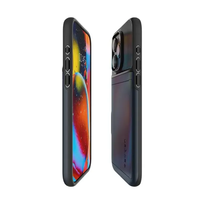 spigen slim armor cs, metal slate - iphone 15 pro (acs06730) - slika 5