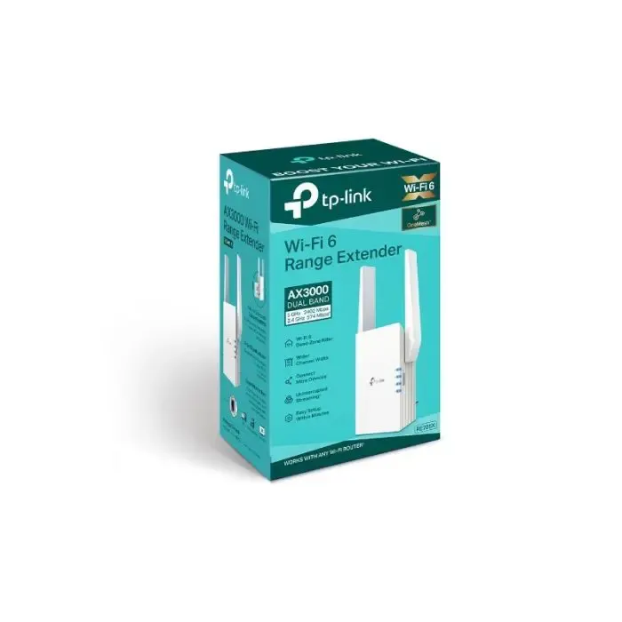 tp-link re705x ax3000 mesh wifi 6 range extender - slika 3