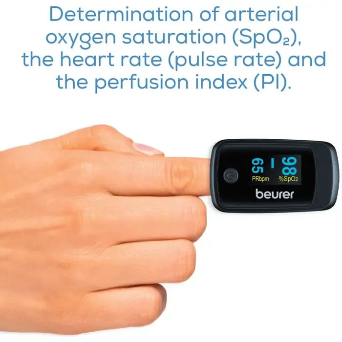 beurer po 45 , pulse oximeter (black) - slika 5