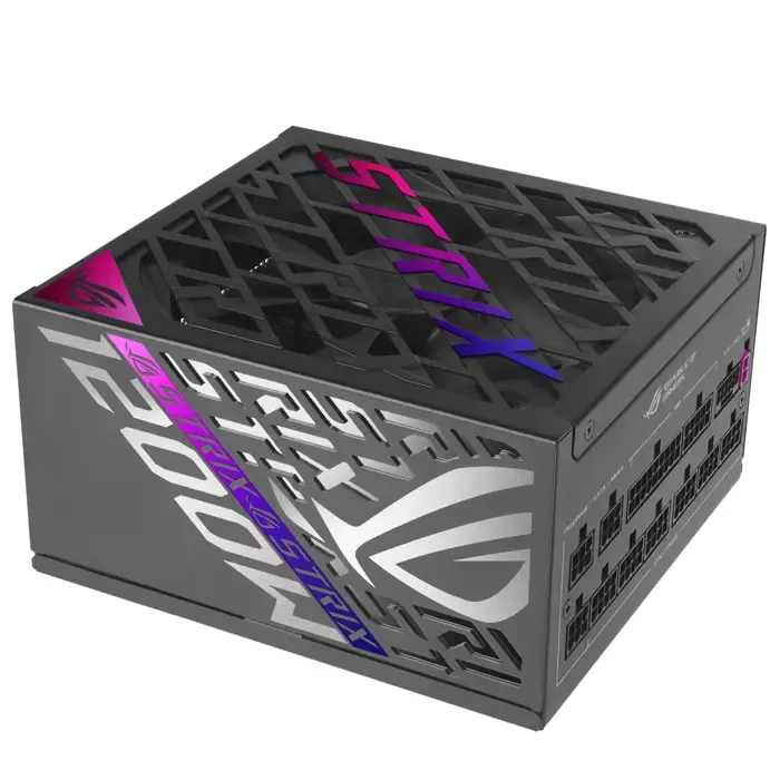 asus rog -strix-1200p-gaming-e power supply unit 1200 w 20+4 pin atx atx black, multicolour - slika 1
