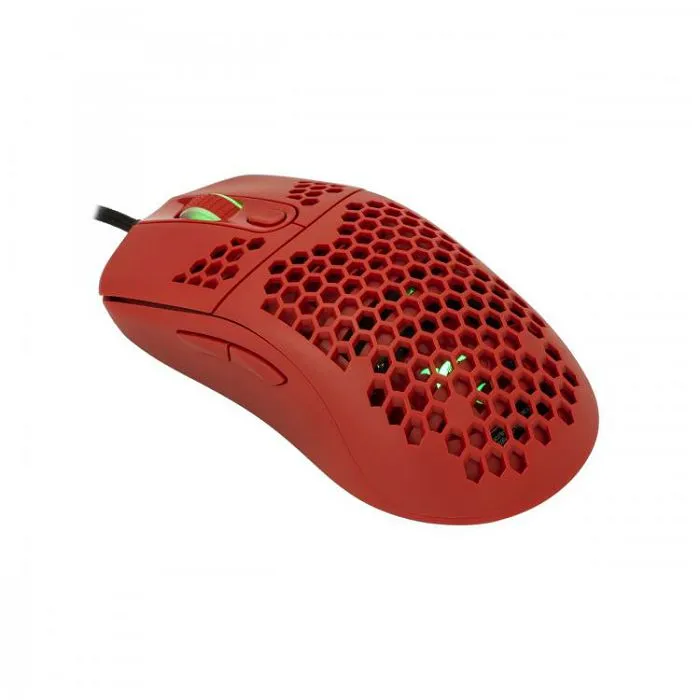 white shark rgb gaming miš galahad crveni 6400dpi - slika 5