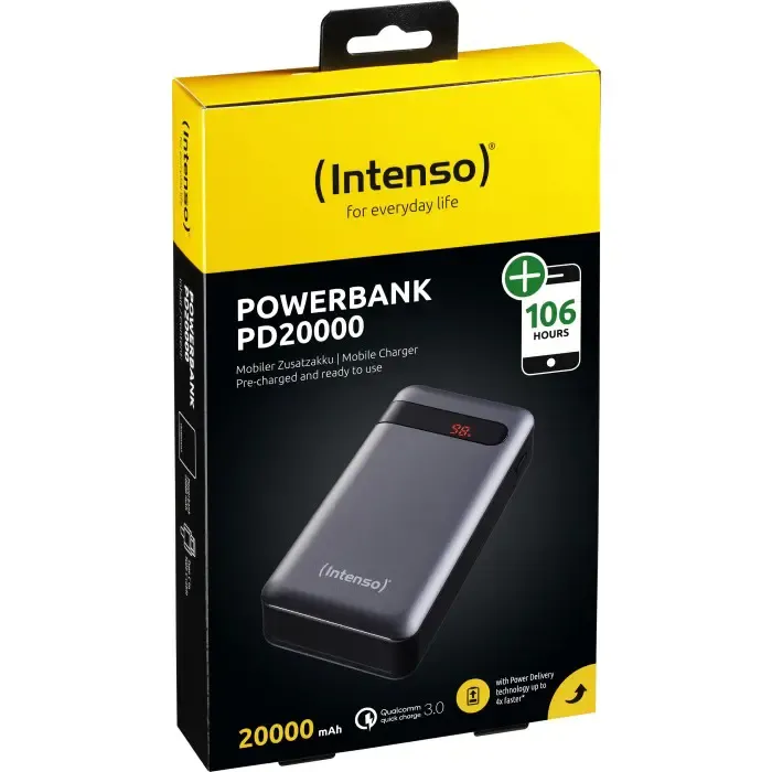 intenso pd20000, power bank (grey, 20,000 mah) - slika 5