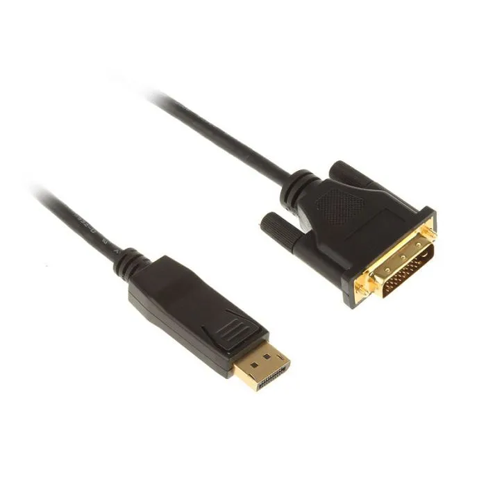 inline displayport zu dvi konverter kabel, black - 3m 17113 - slika 2
