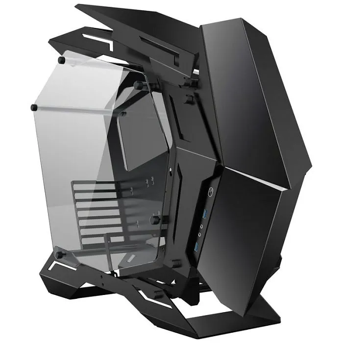 jonsbo mod3 big-tower showcase, tempered glass - black mod3 black - slika 1
