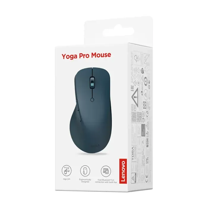 lenovo yoga pro p mouse gaming right-hand bluetooth optical 2400 dpi - slika 5