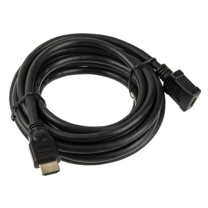 inline hdmi verlängerung stecker / buchse, black - 5m 17635g - slika 2