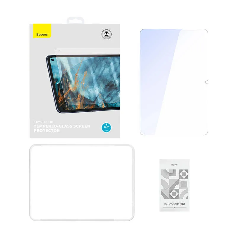 baseus crystal tempered glass 0.3mm for tablet huawei matepad pro 12.6" - slika 2
