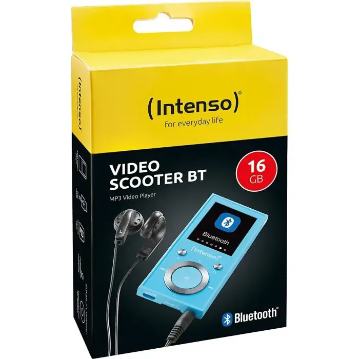 intenso mp3 player video scooter bt 16gb - blue - slika 4