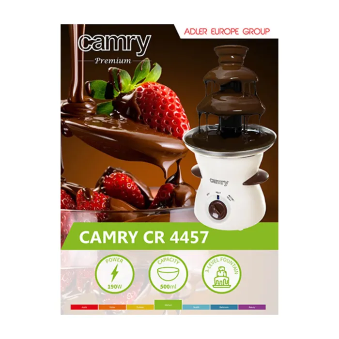 camry chocolate fountain cr4457 - slika 5
