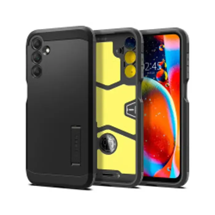 spigen tough armor, black - samsung galaxy a15/a15 5g - slika 1