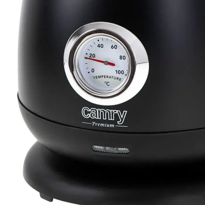 camry electric heater with thermometer 1.7l, 2200 w, cr 1344 black - slika 4