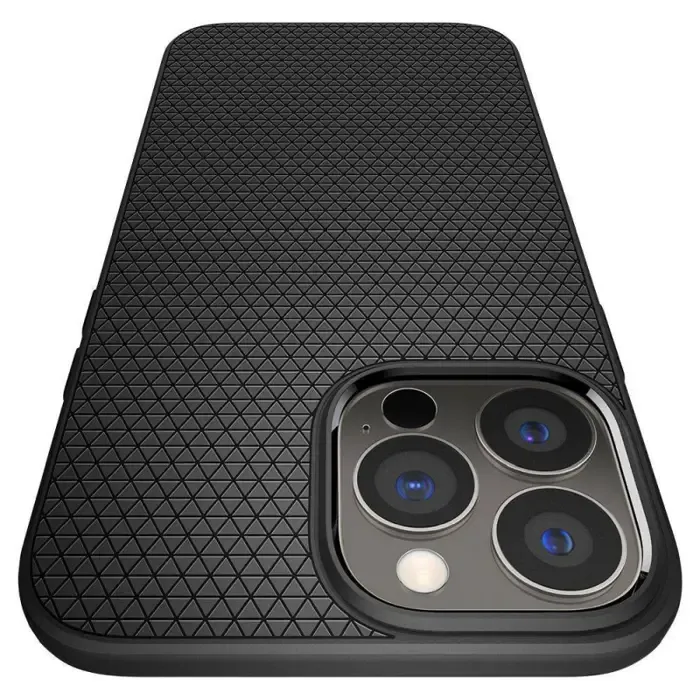 spigen liquid air, zaštitna maska za telefon, mat crna - iphone 15 plus (acs06650) - slika 2