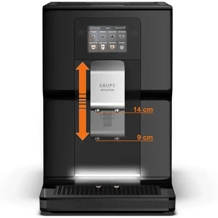 krups intuition preference ea 8738, fully automatic (black) - slika 4