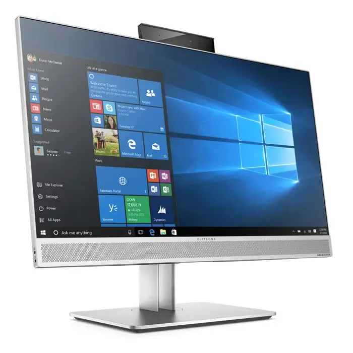 hp eliteone 800 g3 aio; core i5 7500 3.4ghz/8gb ram/256gb ssd;dvd-rw/webcam/cardreader/23.8"(1920x1080)/win 10 pro 64-bit/height adjustable - premium obnovljeno - slika 1