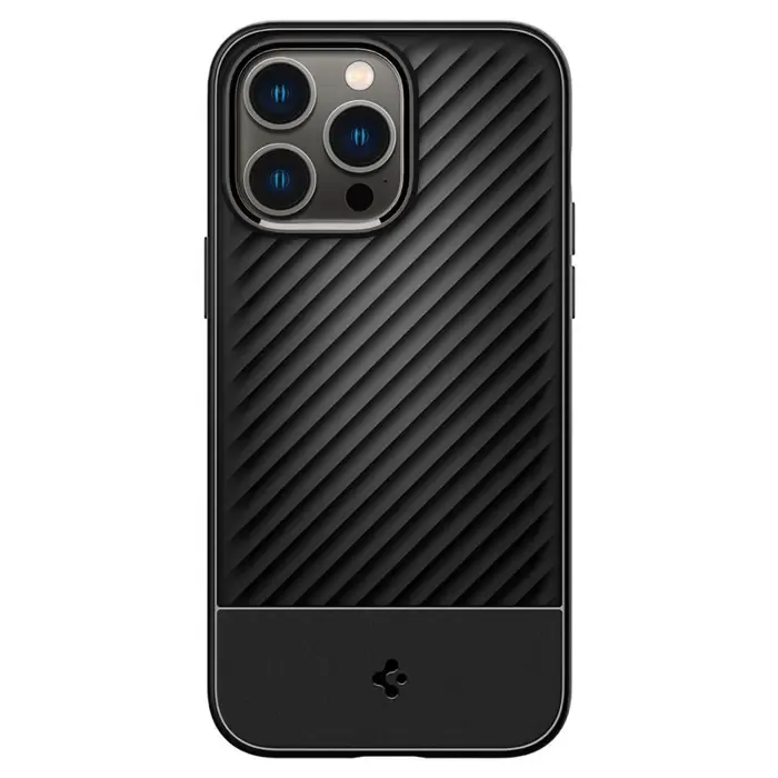 spigen core armor, zaštitna maska za telefon, mat crna - iphone 14 pro (acs04661) - slika 2