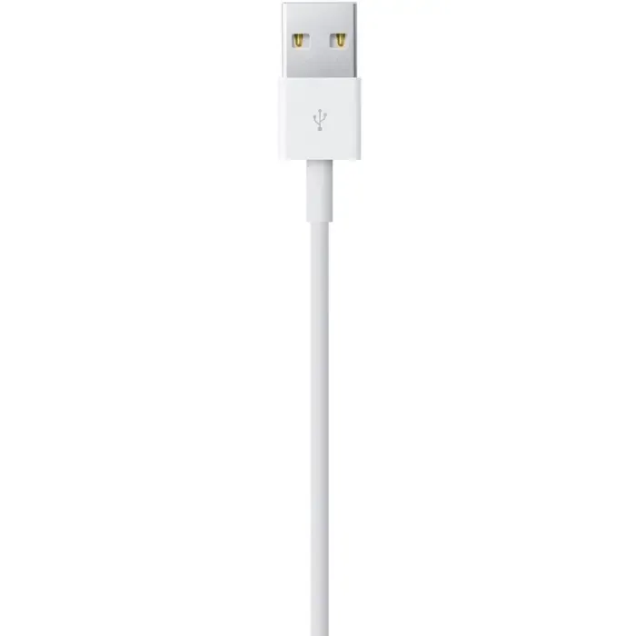apple usb 2.0 adapter cable, usb-a plug > lightning plug (white, 1 meter) - slika 3