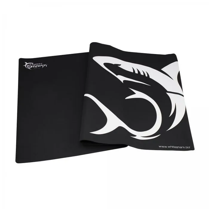 white shark gaming podloga za miša shark 137,5x67,5cm - slika 2