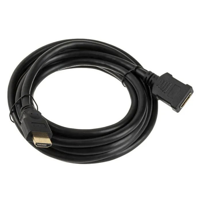 inline hdmi verlängerung stecker / buchse, black - 3m 17633g - slika 2